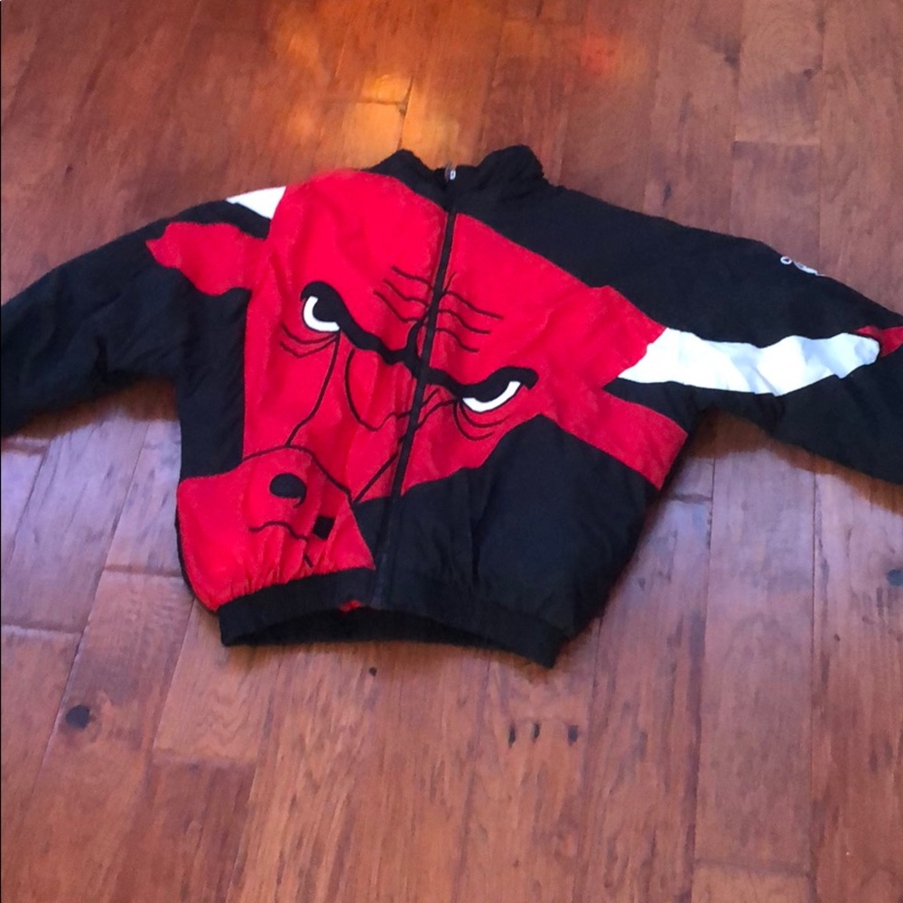 This is a vintage Chicago bulls coat